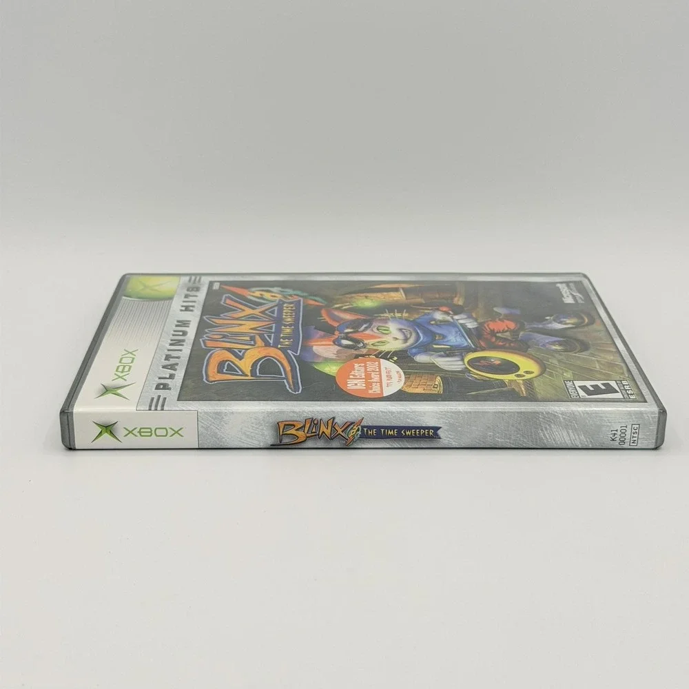 Blinx The Time Sweeper Microsoft Xbox Platinum Hits Complete CIB 2003 E NTSC